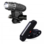 Front and Back Led Bicycle Lights, Strong Lights, 4 Modes, Rechargeable,